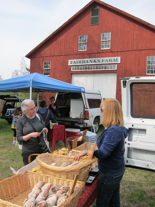 First Farmers' Market at the Red Barn 2011